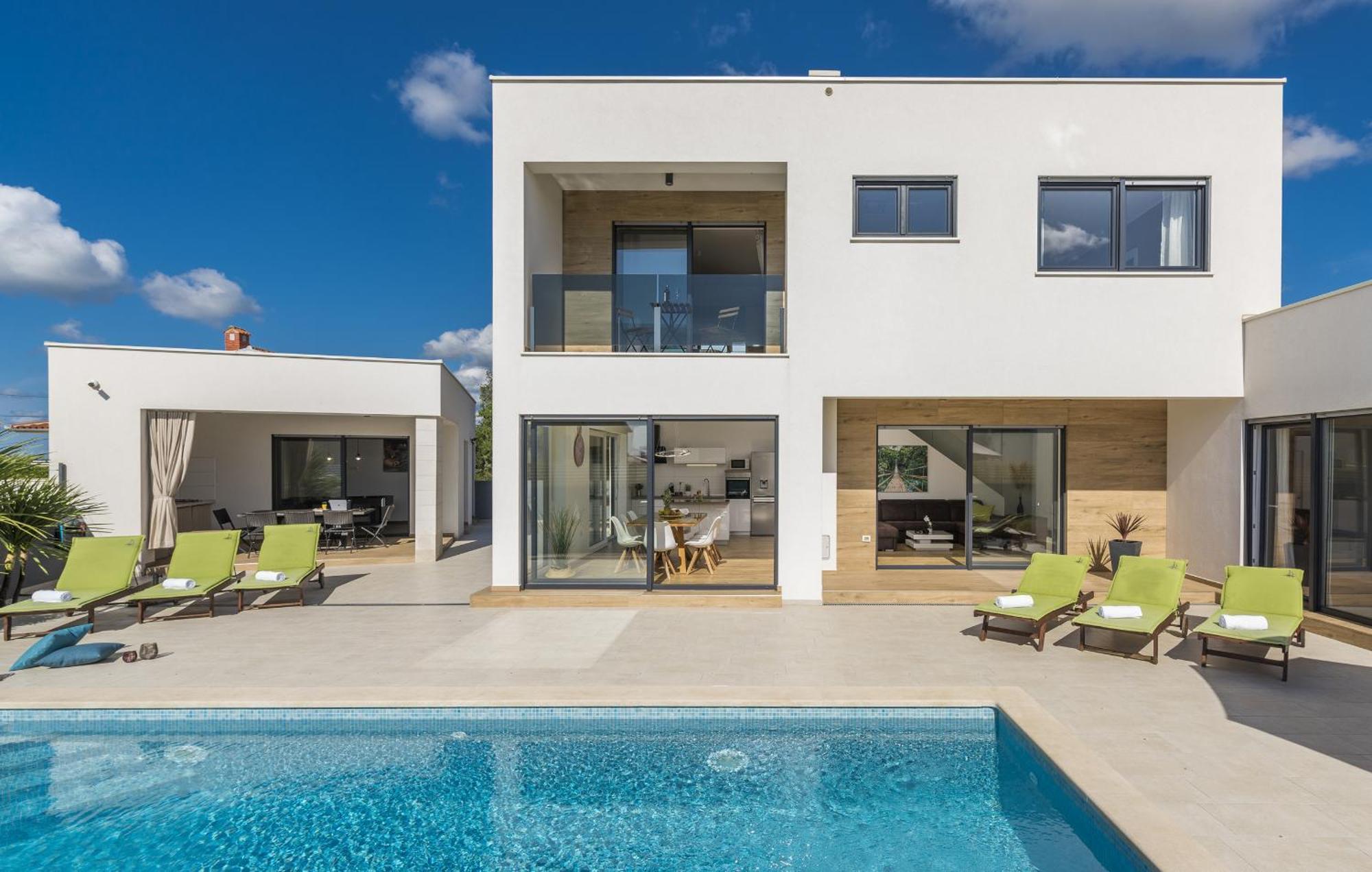 Villa Modern Ol&ju For 9 Persons In Only 1.5 Km From The With Pool Heating Pula