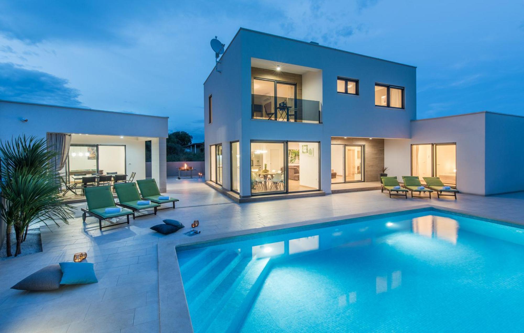 Villa Modern Ol&ju For 9 Persons In Only 1.5 Km From The With Pool Heating